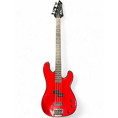 Used B.C. Rich NJ Series PJ Red Sparkle Electric Bass Guitar