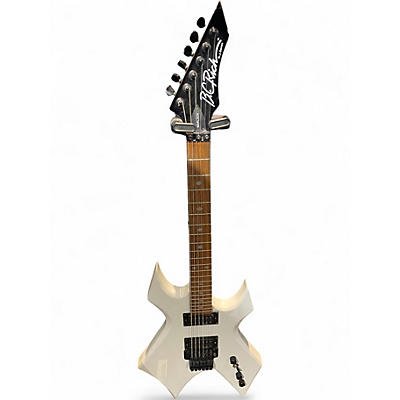Used B.C. Rich NJ Series Warlock Alpine White Solid Body Electric Guitar