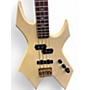 Used B.C. Rich NJ Series Warlock Bass Antique Ivory Electric Bass Guitar Antique Ivory