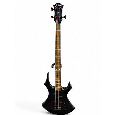 Used B.C. Rich NJ Virgin Bass Purple Burst Electric Bass Guitar