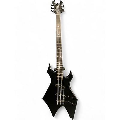 B.C. Rich Used B.C. Rich NJ Warlock 5 String Black Electric Bass Guitar