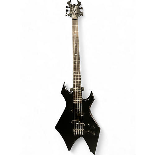 B.C. Rich Used B.C. Rich NJ Warlock 5 String Black Electric Bass Guitar Black