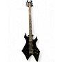 Used B.C. Rich Used B.C. Rich NJ Warlock 5 String Black Electric Bass Guitar Black