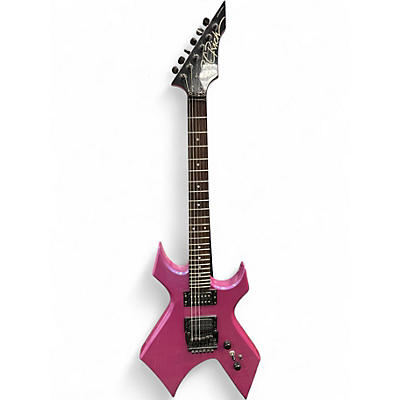 Used B.C. Rich Platinum Series Warlock Purple Colorshift Solid Body Electric Guitar