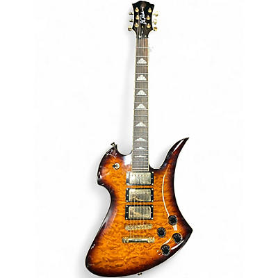 Used B.C. Rich Pro X Brown Sunburst Solid Body Electric Guitar