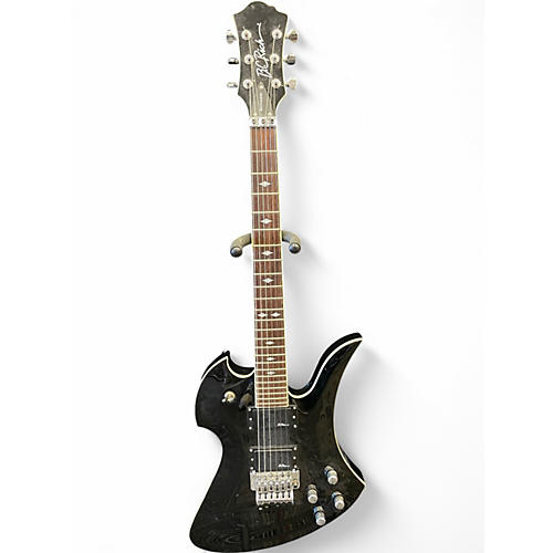 Used B.C. Rich Pro X Mockingbird Black Solid Body Electric Guitar Black