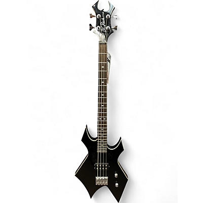 Used B.C. Rich Revenge Warlock BASS Black Electric Bass Guitar
