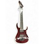 Used B.C. Rich SHREDZILLA 8 STRING RED Solid Body Electric Guitar RED