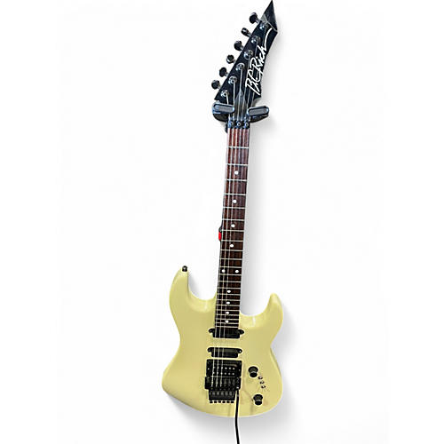 Used B.C. Rich ST3 U.S.A White Solid Body Electric Guitar White
