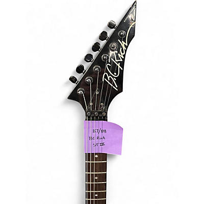 Used B.C. Rich STIII Black Solid Body Electric Guitar