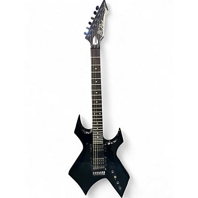 Used B.C. Rich STRANGER THINGS EDDIE INSPIRED NJ WARLOCK Black Solid Body Electric Guitar
