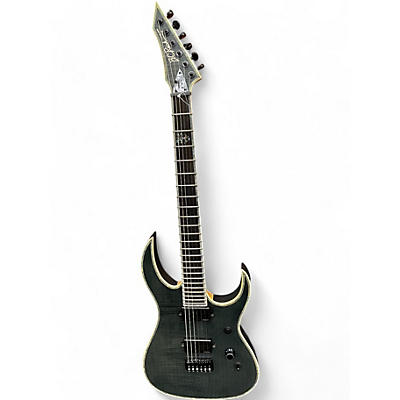 B.C. Rich Used B.C. Rich Shredzilla Extreme Transparent Black Solid Body Electric Guitar