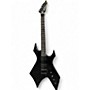 Used B.C. Rich Stranger Things “Eddie's” Inspired NJ Warlock Black Solid Body Electric Guitar Black