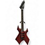 Used B.C. Rich Stranger Things “Eddie's” Inspired NJ Warlock RED CRACKLE Solid Body Electric Guitar RED CRACKLE