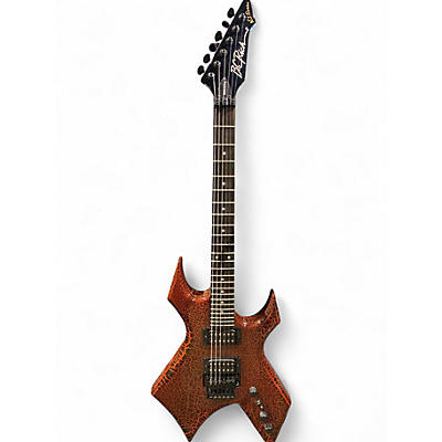 Used B.C. Rich Stranger Things "Eddie's" Limited Edition Warlock Red Crackle Solid Body Electric Guitar