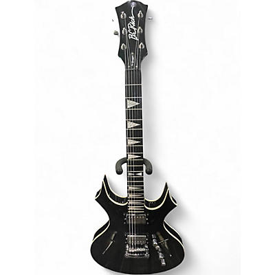 Used B.C. Rich The Dagger Black Hollow Body Electric Guitar