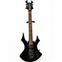 Used B.C. Rich Virgin Black Solid Body Electric Guitar Black