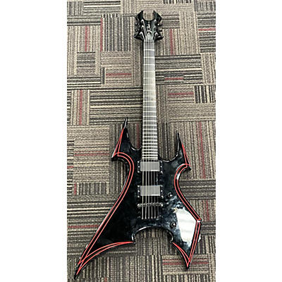 B.C. Rich Used B.C. Rich WARLOCK WMD SOB BLACK AND RED Solid Body Electric Guitar