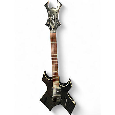 Used B.C. Rich Warlock Black Solid Body Electric Guitar