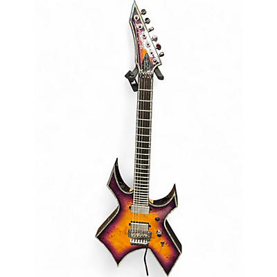 Used B.C. Rich Warlock Exotic Purple Haze Solid Body Electric Guitar