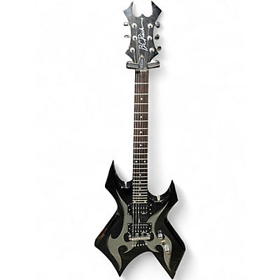 Used B.C. Rich Warlock METAL MASTER KERRY KING BROZE SERIES Black Solid Body Electric Guitar
