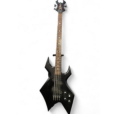 Used B.C. Rich Warlock One Bass Black Electric Bass Guitar