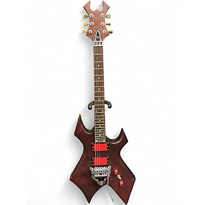 Used B.C. Rich Warlock Red Crackle  Solid Body Electric Guitar