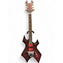 Used B.C. Rich Warlock Red Crackle  Solid Body Electric Guitar Red Crackle