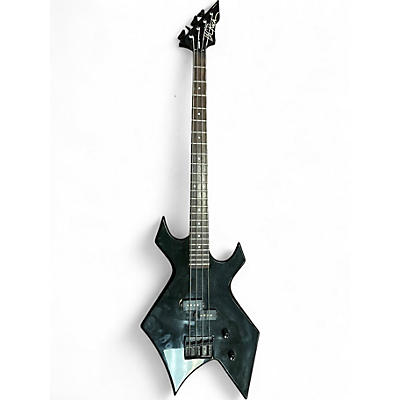 Used B.C. Rich Warlock bass platinum series Black Electric Bass Guitar