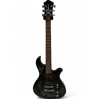 B.C. Rich Used B.C. Rich eagle 1 black (signatures from drowning pool) Solid Body Electric Guitar