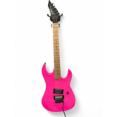 Used B.C. Rich gunslinger hot pink Solid Body Electric Guitar