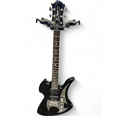 Used B.C. Rich mocking bird evil edge Black Solid Body Electric Guitar