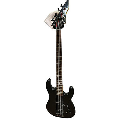 Used B.C.RICH GUNSLINGER Black Electric Bass Guitar