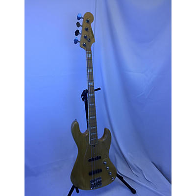 Used BACCHUS WOODLINE WL517 CUSTOM Natural Electric Bass Guitar