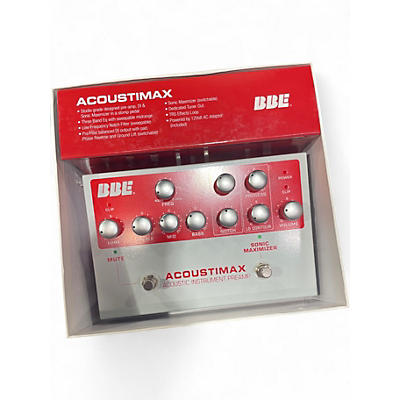 Used BBE Acoustimax Sonic Maximizer/Preamp Pedal Guitar Preamp