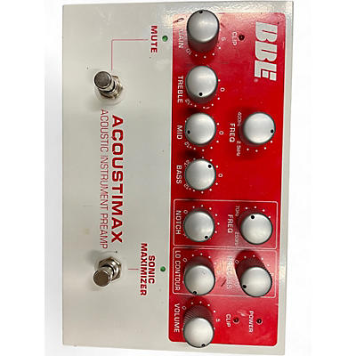 Used BBE Acoustimax Sonic Maximizer/Preamp Pedal Guitar Preamp