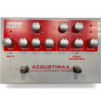 Used BBE Acoustimax Sonic Maximizer/Preamp Pedal Guitar Preamp