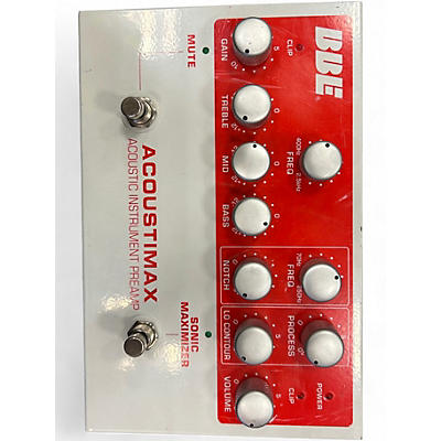 Used BBE Acoustimax Sonic Maximizer/Preamp Pedal Guitar Preamp