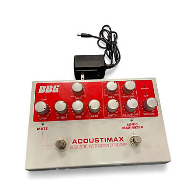 Used BBE Acoustimax Sonic Maximizer/Preamp Pedal Guitar Preamp