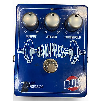 Used BBE BENCHPRESS Effect Pedal