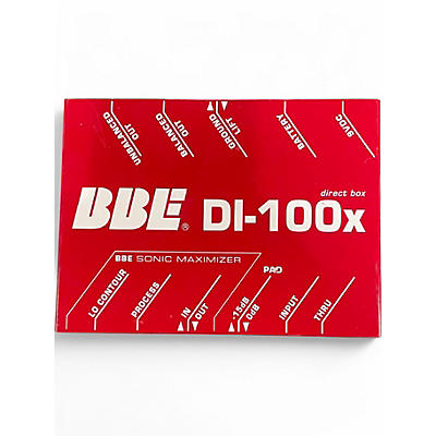 Used BBE DI 100X Direct Box