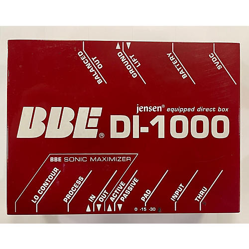 BBE Used BBE DI1000 Active/Passive Direct Box