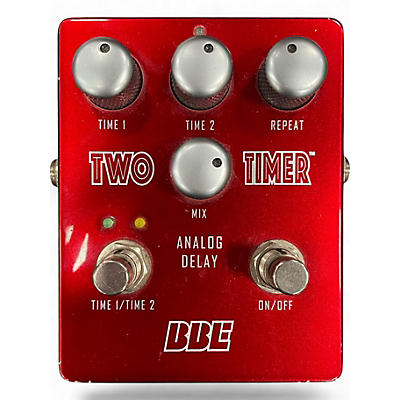Used BBE Two Timer Dual Analog Delay Effect Pedal