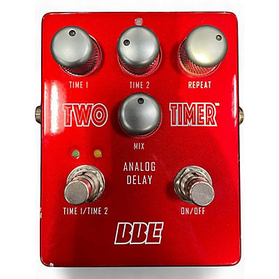 Used BBE Two Timer Dual Analog Delay Effect Pedal