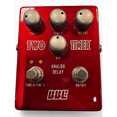 Used BBE Two Timer Dual Analog Delay Effect Pedal