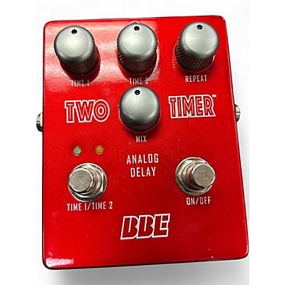 Used BBE Two Timer Dual Analog Delay Effect Pedal