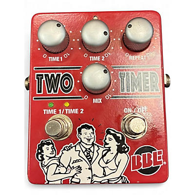 Used BBE Two Timer Dual Analog Delay Effect Pedal