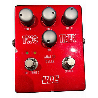 Used BBE Two Timer Dual Analog Delay Effect Pedal