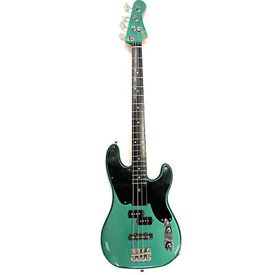 Used BLUESMAN VINTAGE DEVILLE LITE RELIC Green Electric Bass Guitar