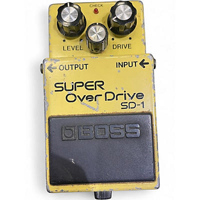 Used BOSS 1982 SD1 Super Overdrive Effect Pedal